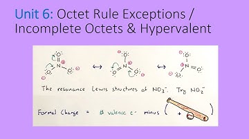 Octet Rule Exceptions; INCOMPLETE OCTET & HYPERVALENT Examples