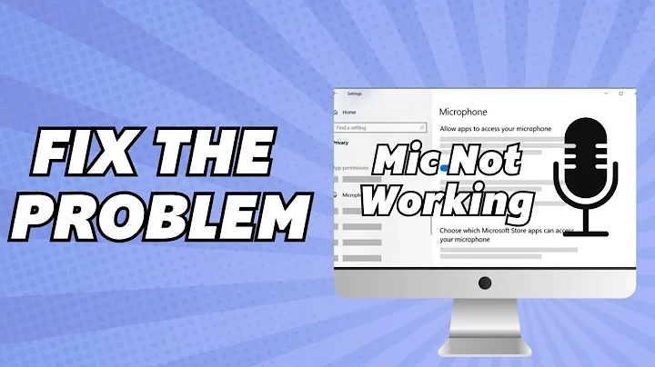 How To Fix Mic Not Working On PC (Easy to Fix)