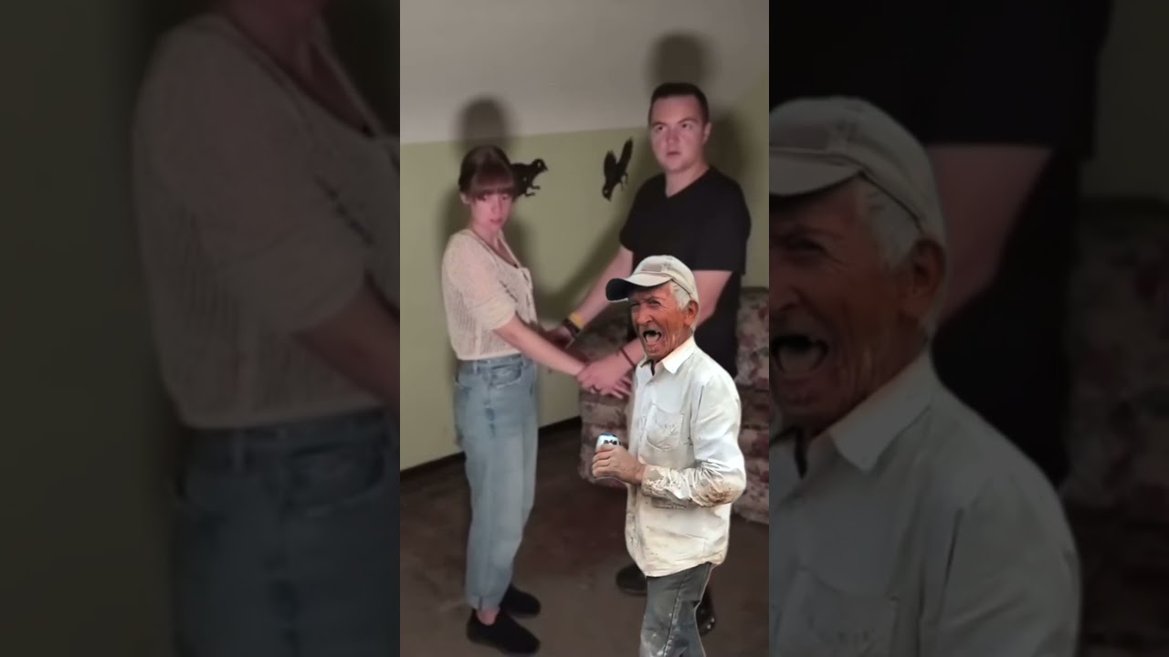 Old man spirit tries to clear the room of humans 