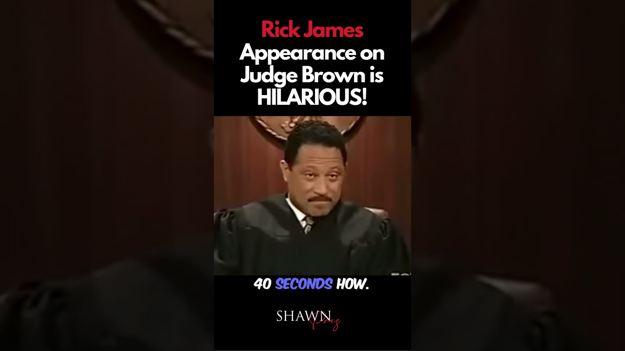 Появление Рика Джеймса в шоу «Судья Джо Браун» — это просто УМОРО! 