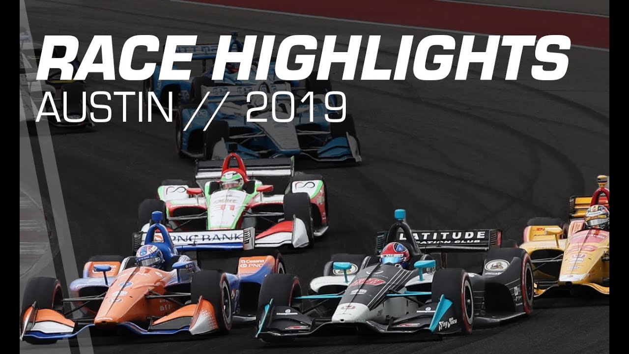 2019 Ntt Indycar Series Austin Race Highlights Youtube