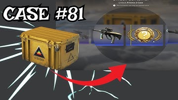 Opening a CS:GO Case EVERYDAY Until Get Gold | CASE 81
