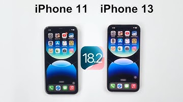 iOS 18.2 SPEED TEST - iPhone 11 vs iPhone 13