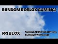 game: Survive Zombie Arena ROBLOX LIVE! PLAYING WITH VIEWERS! TAKING GAME SUGGESTIONS!