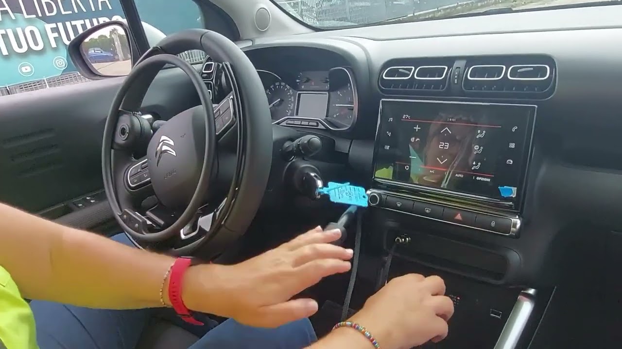 Cerchiello acceleratore sopra il volante con leva freno verticale Kivi Mobility Freedom