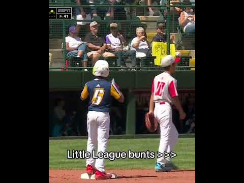 These Little League bunts 👏