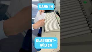Dokumente in Klarsichthüllen scannen | OPEX FalconV+ RED