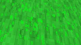 Digital Number Green Background Digital Number Green Background
