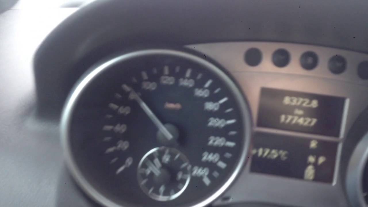 Acceleration mercedes ml 320 0120 km/h YouTube