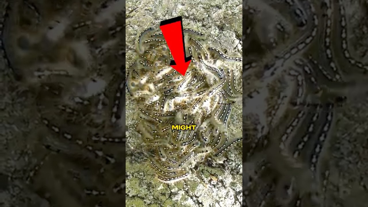 Гусеница, которая танцует ради своей жизни! 🤯