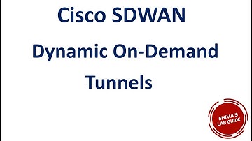 Cisco SDWAN Dynamic On-Demand Tunnels configuration