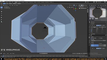 Making a sci fi corridor scene in blender 2 8 training series