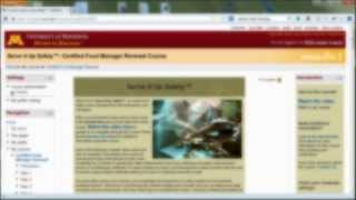 Serve It Up Safely™ Online Course Video Tour