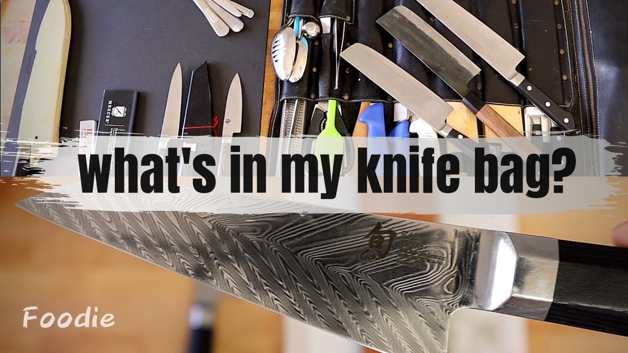 Inside a Pro Chef's Knife Bag Foodie YouTube
