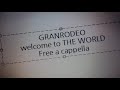 GRANRODEO - welcome to THE WORLD Free a cappella フリーアカペラ