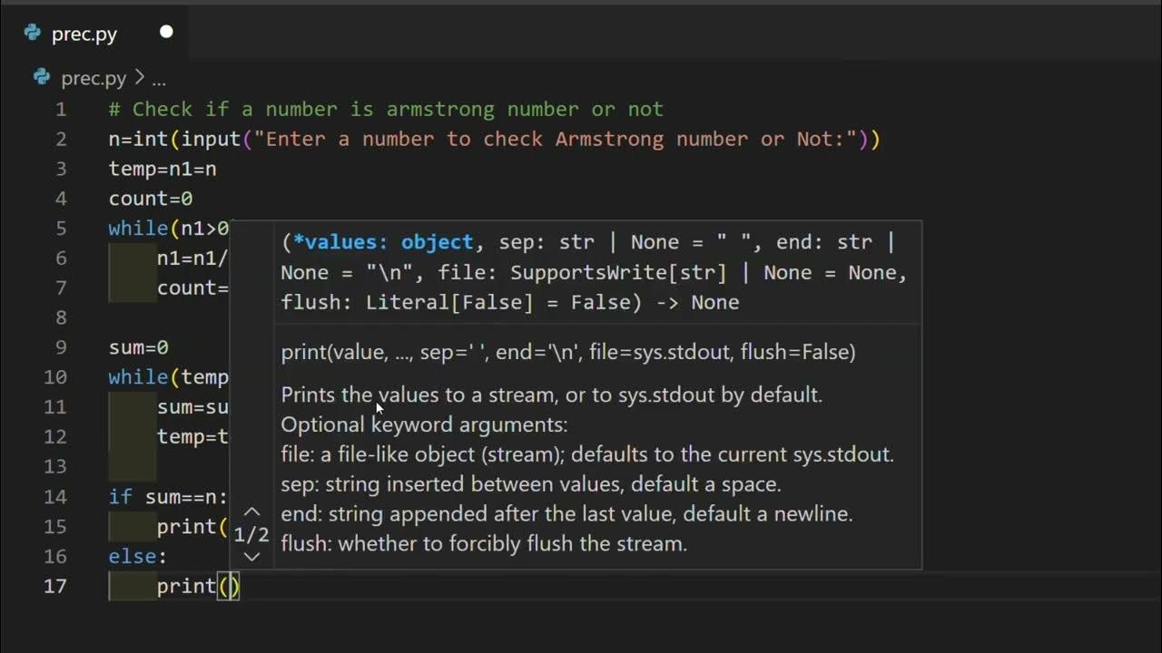 Check if a number is Armstrong number or Not #programming #coding # ...