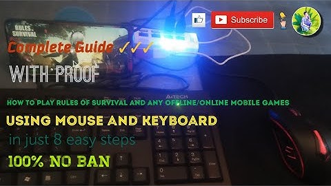 HOW TO PLAY ROS MOBILE USING MOUSE AND KEYBOARD | COMPLETE GUIDE | WITH PROOF