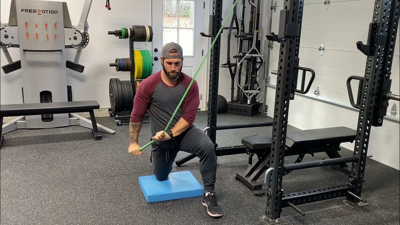 HalfKneeling Banded Woodchop YouTube