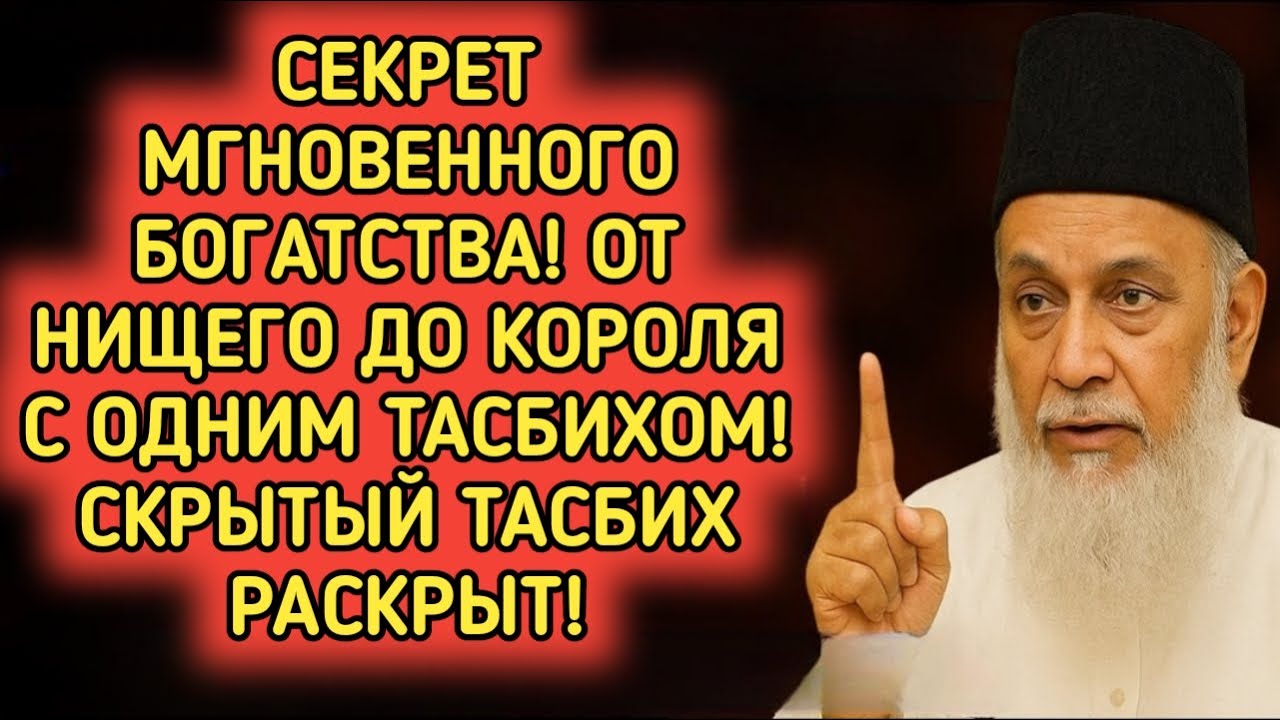 Это одно тасбих превращает нищего в короля — сокрытая тайна раскрыта!