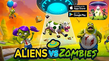 Aliens vs Zombies: Invasion - Tutorial - Gameplay Walkthrough Part 1 , ANDROID, iOS