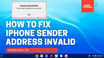 How to fix iPhone Sender Address Invalid