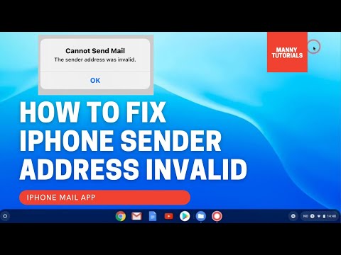 How to fix iPhone Sender Address Invalid