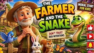 The Farmer and the Snake 🐍👨‍🌾/Moral Stories for Kids in English / Bedtime Story / Kids Animation 4K Guía