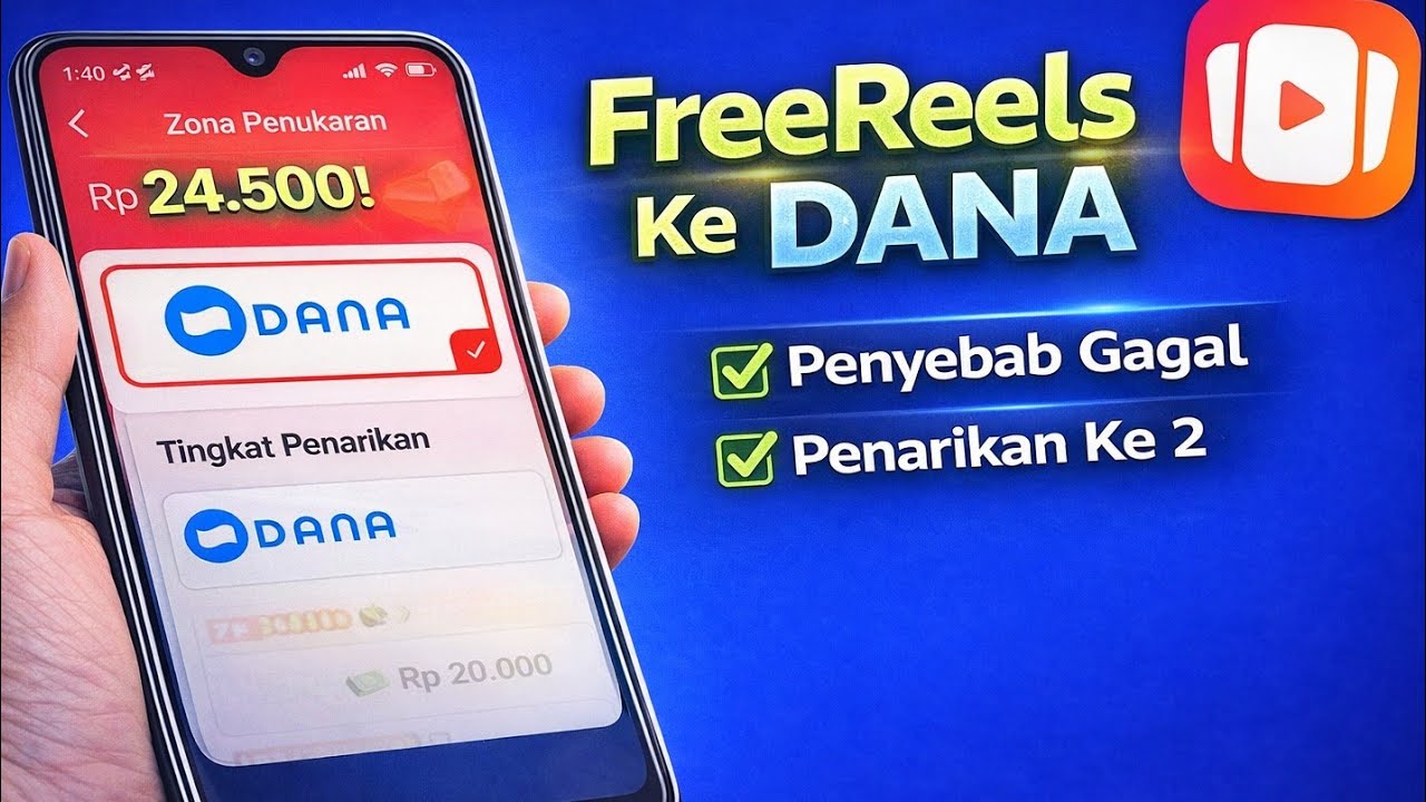 Penarikan FreeReels Gagal? Ini Penyebab & Cara Mengatasinya (2026)