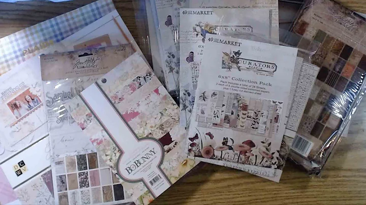 Giant Paper haul! 5 stores, scrapbook paper and a ...