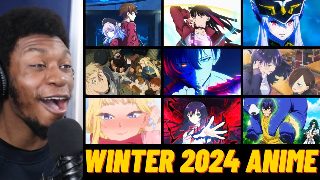 Reacting to EVERY Winter Anime 2024 Trailer YouTube