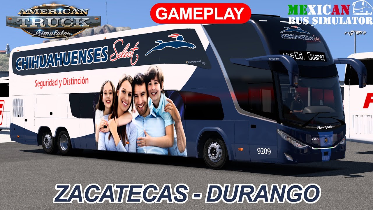 Marcopolo MP 180 MX de Chihuahuenses Select | American Truck Simulator