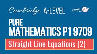 3.2 Straight Line Equations Part 2 |