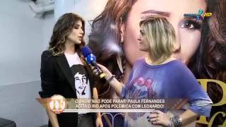 [TV FAMA] Paula Fernandes revela como paga o 'preço da fama'