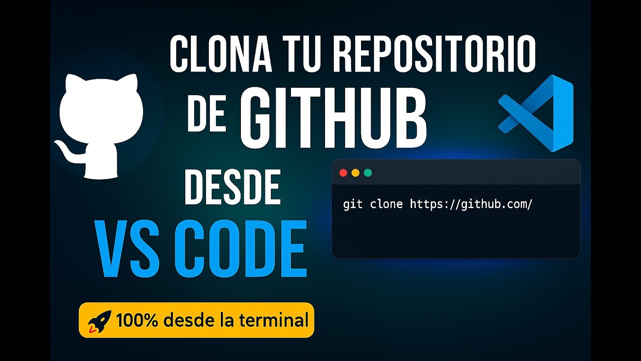 💻 Clona tu repositorio de GitHub en tu PC — Desde la terminal de VS ...