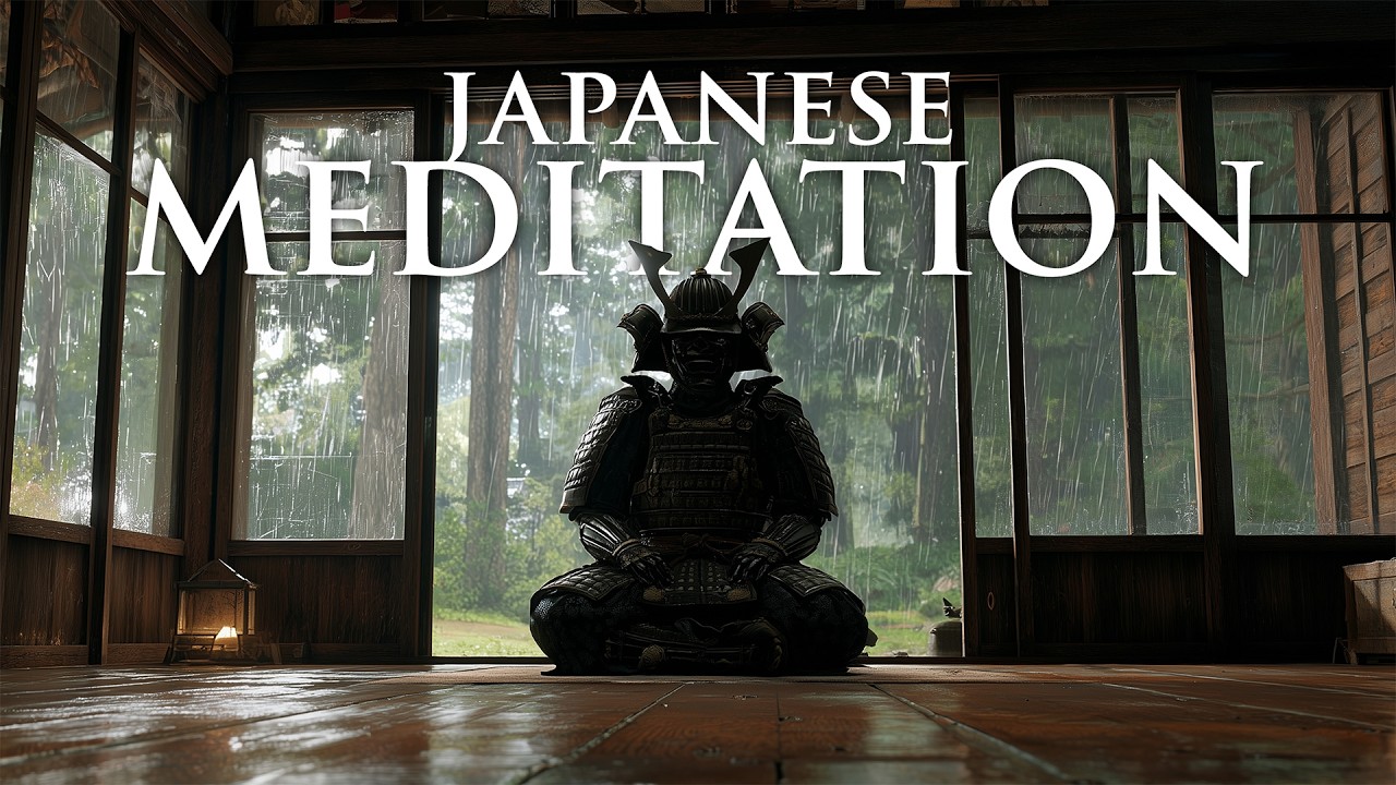 Japanese Zen Meditation | Temple of Still Waters with Shakuhachi & Healing Ambience