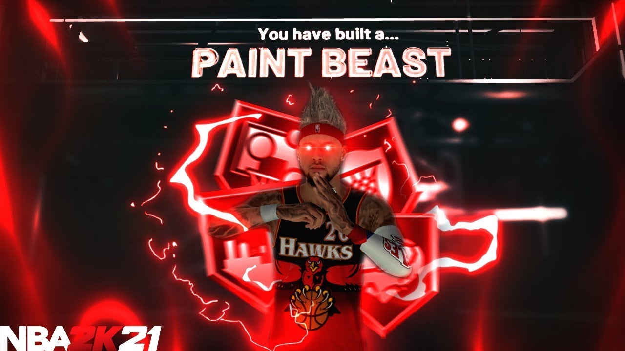 *NEW* BEST PAINT BEAST BUILD IN NBA 2K21 CURRENT GEN BEST COMP PAINT