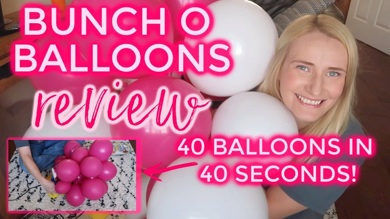 BUNCH O BALLOONS PARTY PUMP REVIEW | AMAZING PARTY DECORATION HACK