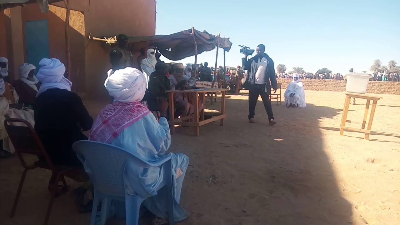 Lection du chef de canton de Djado son honorable Wahili Issouf Kor