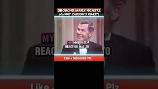 Groucho Marx Roasts Being at Johnny Carson's Roast! #MarxBrothers #TonightShow #ClassicComedy