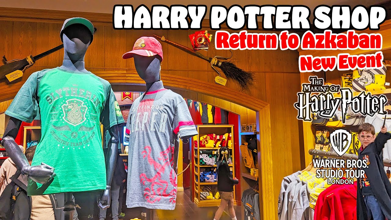 Harry Potter Shop | NEW 2024 Merchandise | Warner Bros. Studios Tour London (May 2024) [4K]