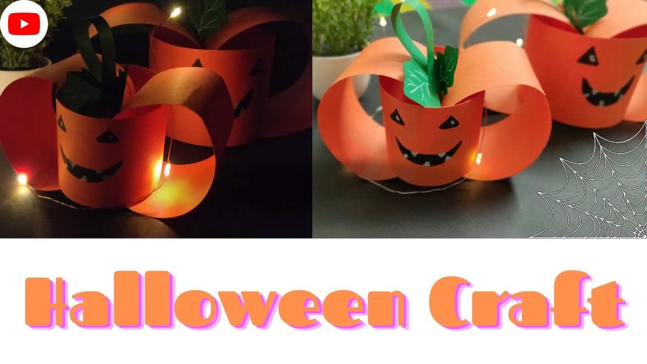 Halloween Paper Craft Easy Halloween Decoration Using Only Paper