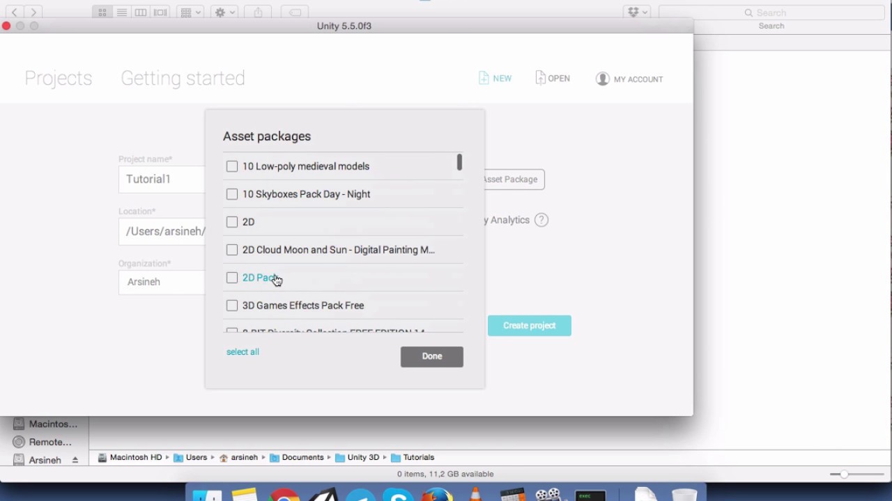 Unity How to create and open project - YouTube