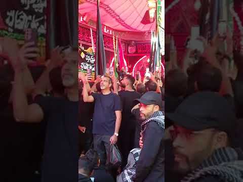 سفره الى الله القارات السبعة ضجت والكربلاء حسين حجت في صحن الامام العباس عليه السلام حيدر البياتي
