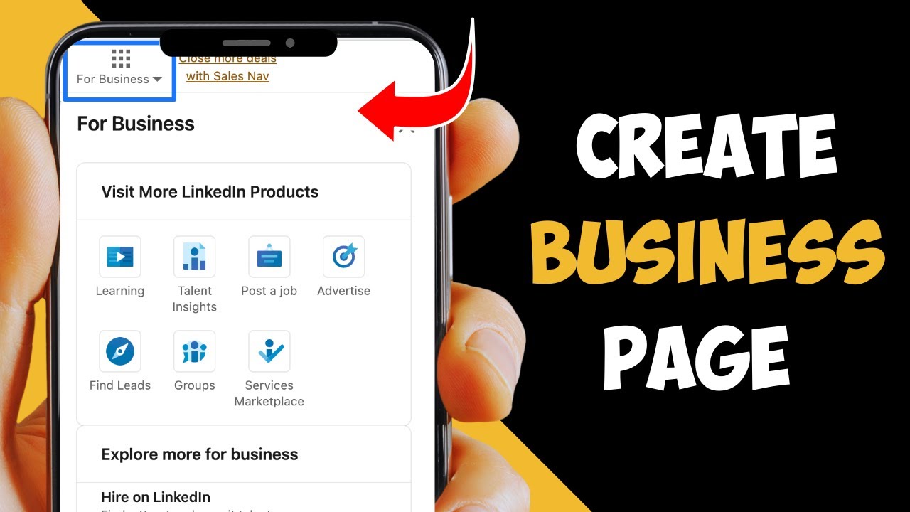 How to Create a LinkedIn Business Page on Mobile - YouTube