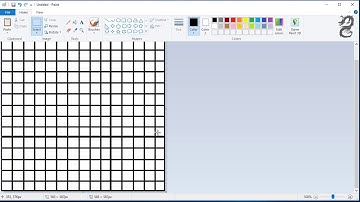 How to Make Graph Paper in Windows: Drawing A Grid In Paint