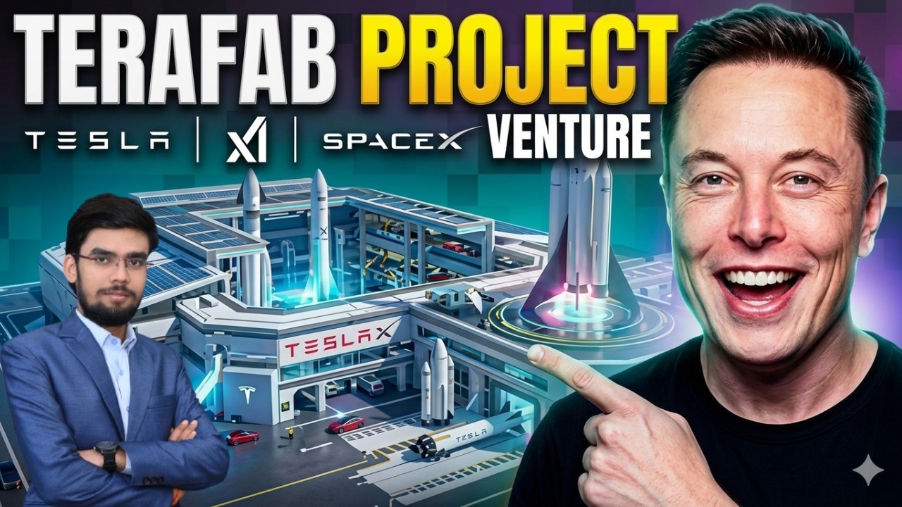 Elon Musk launches Terafab 🤖 Tesla xAI SpaceX AI Chip Factory Explained ...