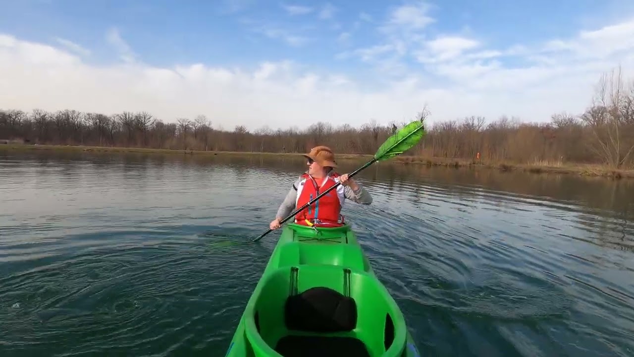 Zum ersten mal paddeln...
