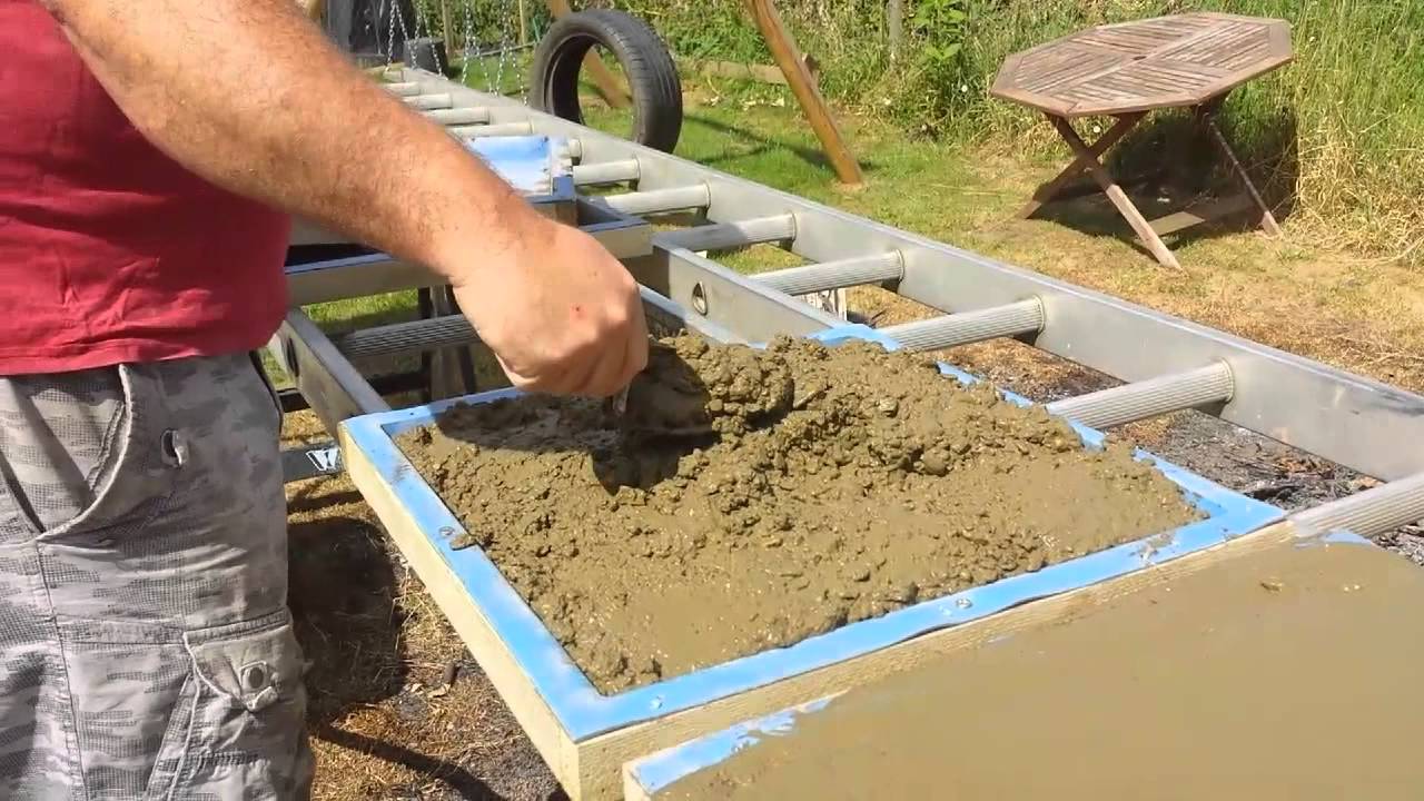 Making Patio Slabs | Doovi