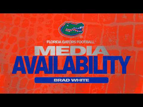 Florida Football Media Availability | Brad White