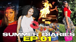 SUMMER DIARIES EP.001 | reorganizing my closet, recent pickups, hibachi, pictures, friend date etc